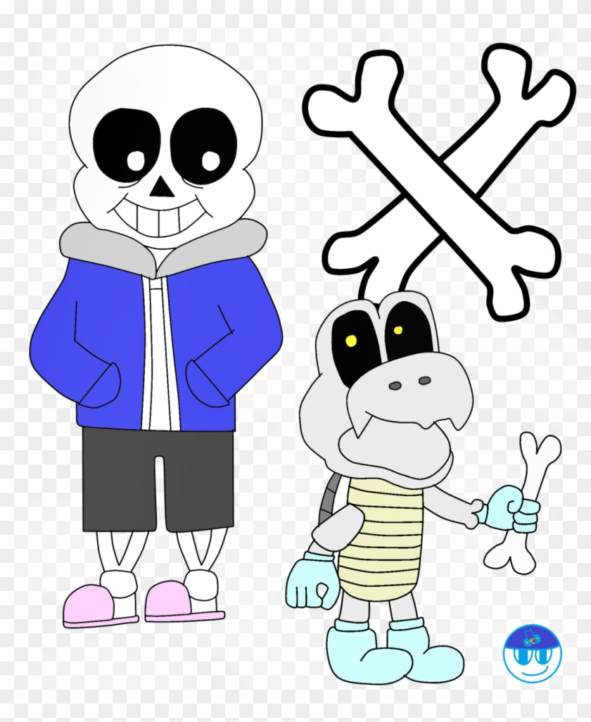 Sans And Dry Bones By Jmx64 - Cartoon #1081931