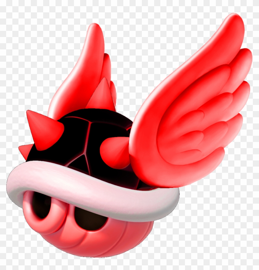 Artwork From Dry Bones Kart - Mario Kart Blue Shell #1081956
