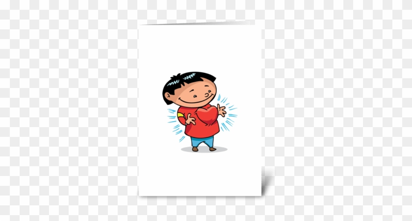 Simple Love Greeting Card - Cartoon #1082296