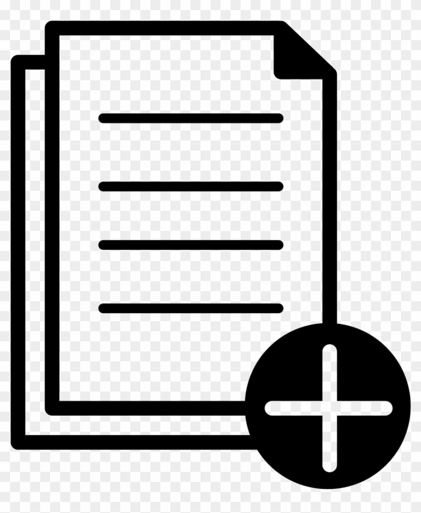 File Add Document Icon The Noun Project 27896 Svg Wikimedia - File Add Icon Png #1082586