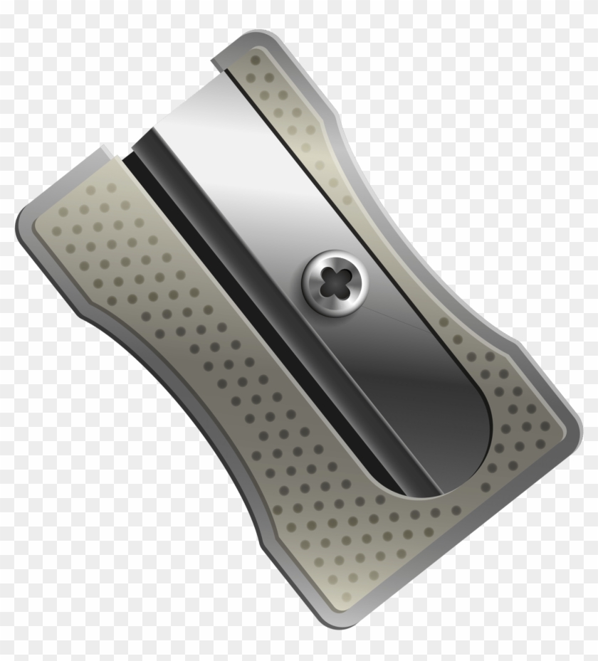 Pencil Sharpener Illustration - Pencil Sharpener Top View #1082689