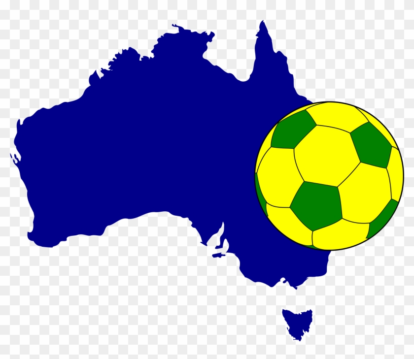 Open - Australia Map Black #1083022