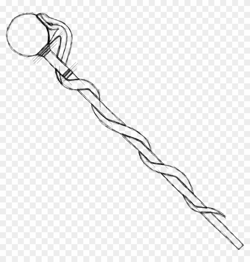 Jack Frost Drawing At Getdrawingscom Free For Personal - Drawing Of A Staff #1083129