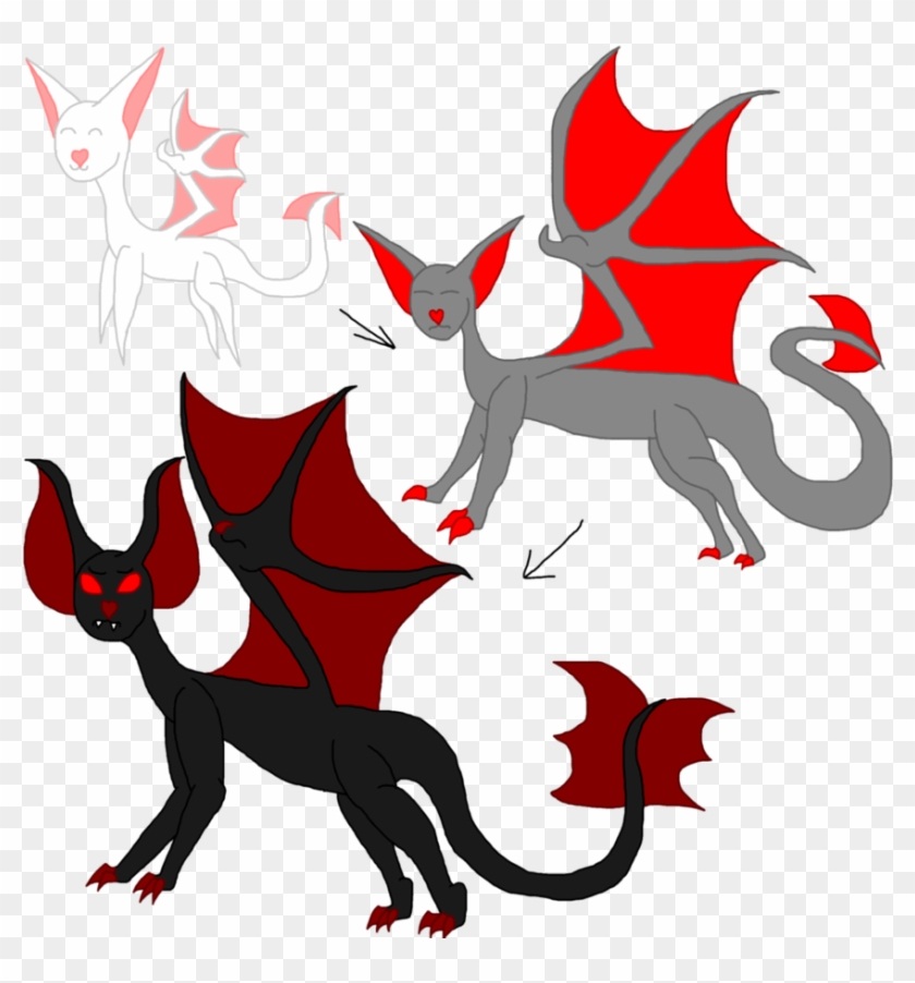 Evolution Monsters-cat Dragons By Darkmoontekaplant - Cartoon #1083331