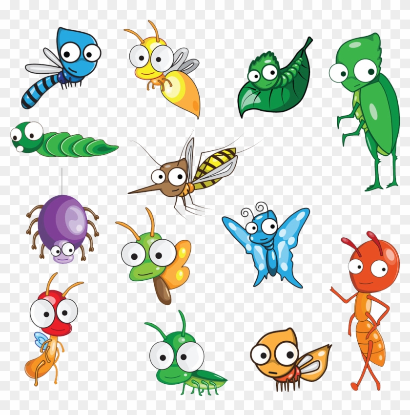 Insect Cartoon Drawing Clip Art - Vector Graphics #1083849