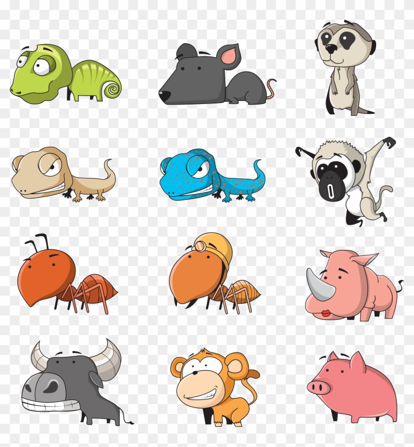Cartoon Euclidean Vector Illustration - Cartoon #1083898