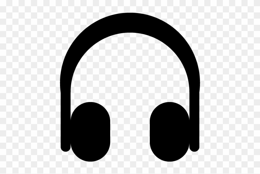 Headphone 1 Icons - Headphones Icon Vector Png #1084102