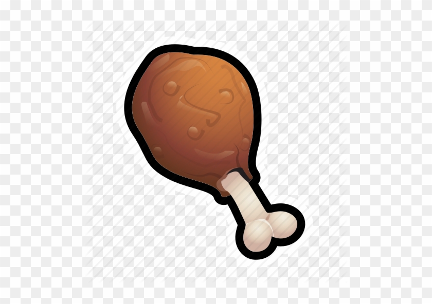 Meat Icon Outline Filled - Chicken Meat Clip Art #1084358