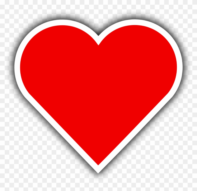 Simple Red Heart Png Images - Red Heart Jpg #1084549