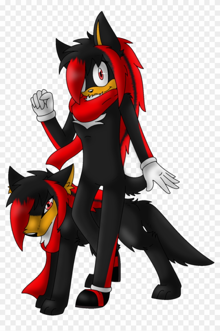 Laila The Hedgehog And Wolf Form By Xsonadowlover103x - Hedgehog #1085587