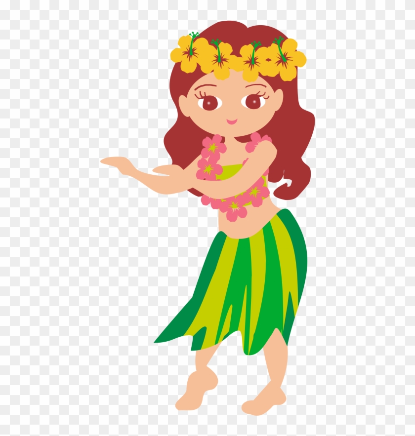 Hawaii Hula Dance Clip Art - フラガール イラスト #1085789