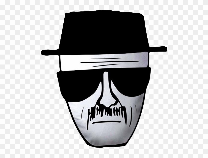 18" Heisenberg Plush Head On Ozzie Collectables - Breaking Bad Drawing Of Heisenberg #1086096