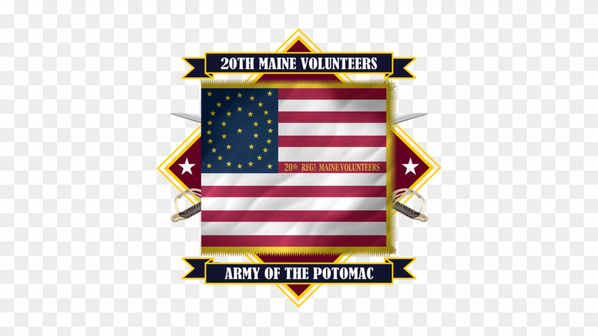 Northern Commanders - Cafepress 20th Maine Diamond Round Car Magnet Magnetic #1086691