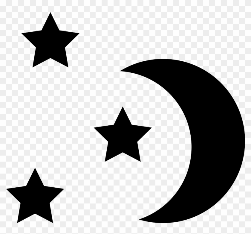 Night Moon And Star Shapes Comments - Illustration #1087018