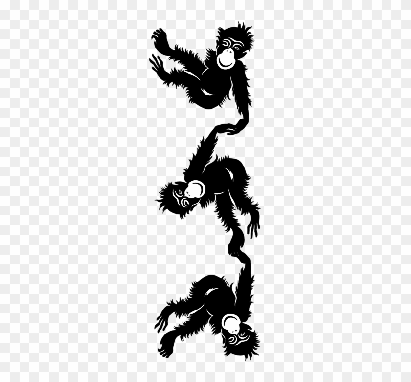 Click And Drag To Re-position The Image, If Desired - Affiche Vintage Monkey At Zoo Dimensions 50x70 Cm #1087077