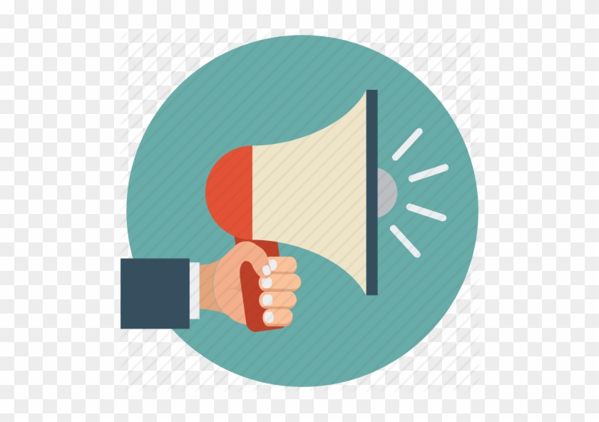 Announcement - Loudspeaker Icon Flat #1087346