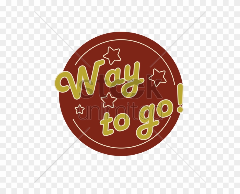 Way To Go Clipart Way To Go Label Vector Image 1707619 - 1984 Orwell #1087379
