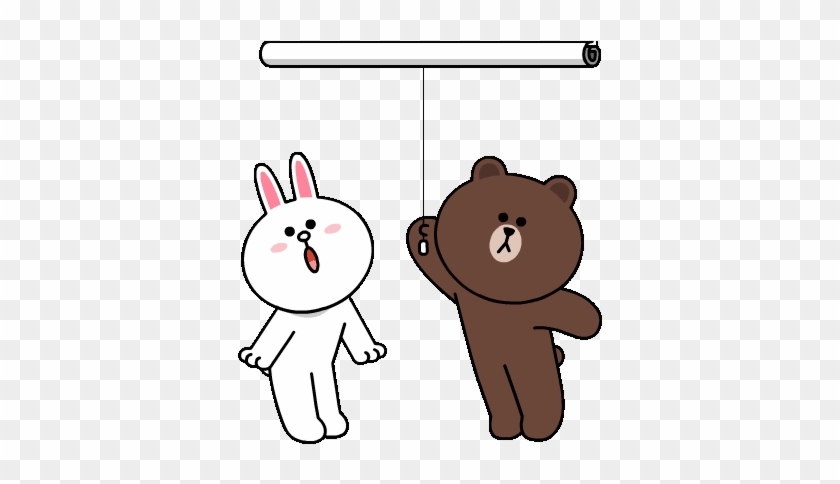 Brown & Cony's Big Love Stickers - Big Love Gif #1087535