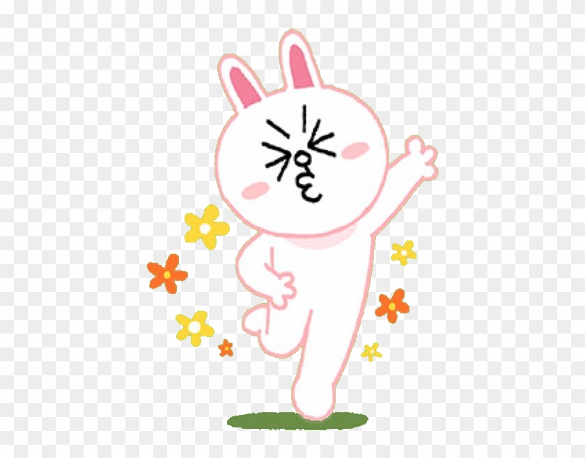 Pouty Cony Plays In The Garden - Cartoon #1087604