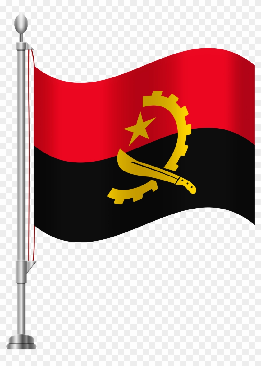 Angola Flag Png Clip Art - Angola Flag Png Clip Art #1087776