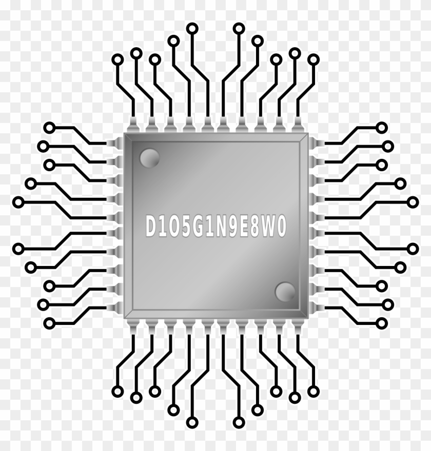 Big Image - Circuito Eletrônico Png #1088270