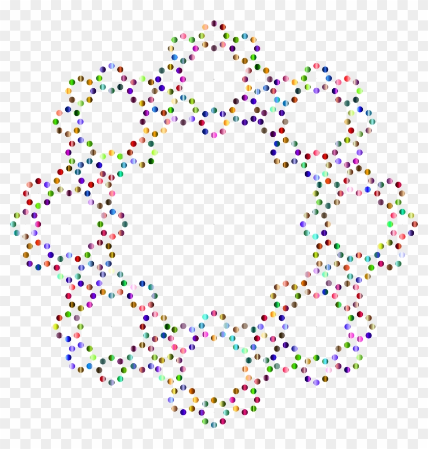 Decorative Circles Frame Prismatic 4 - Portable Network Graphics #1088340