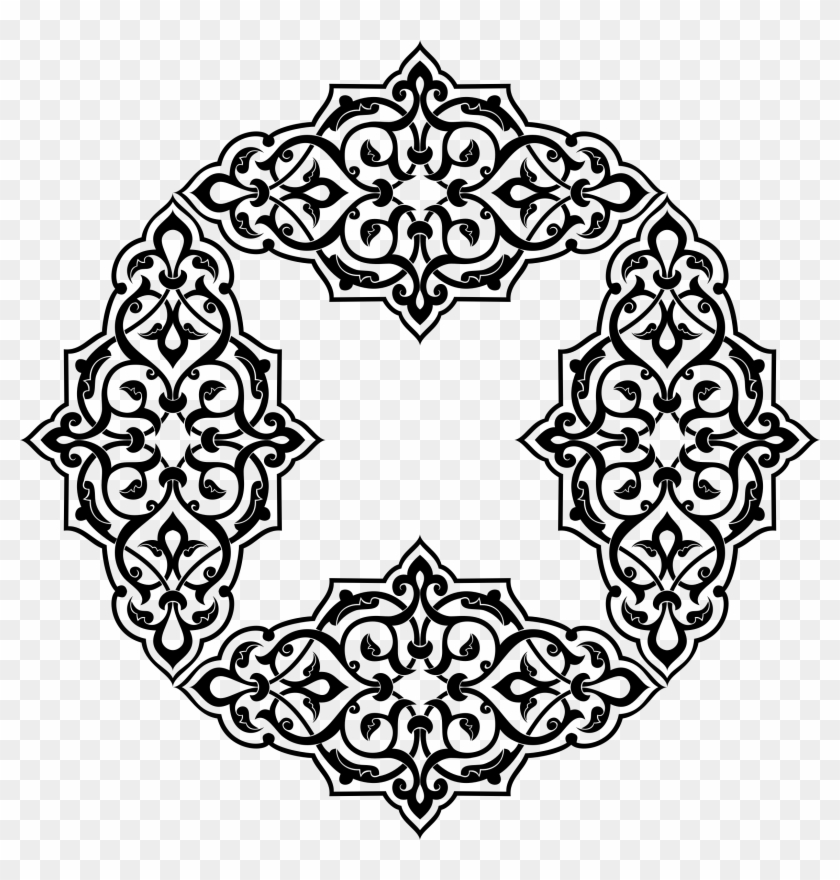 Big Image - Circle Border Design Pattern #1088364