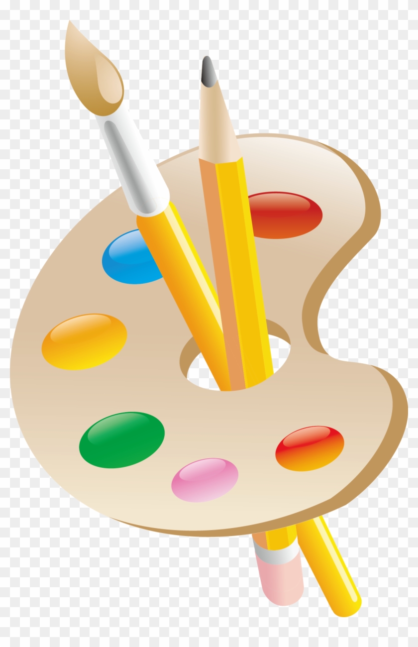 Oil Painting Palette Color - 调 色 盘 #1088821