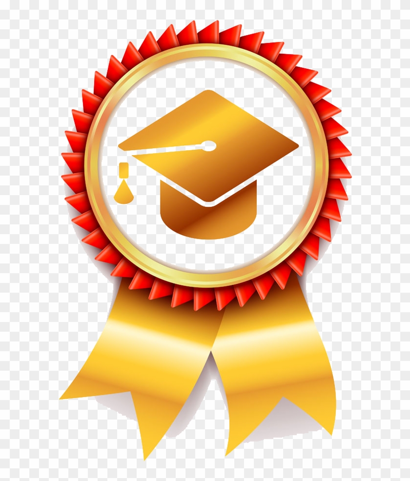 Square Academic Cap Diploma Graduation Ceremony Education - Graduation Medal Background #1088868