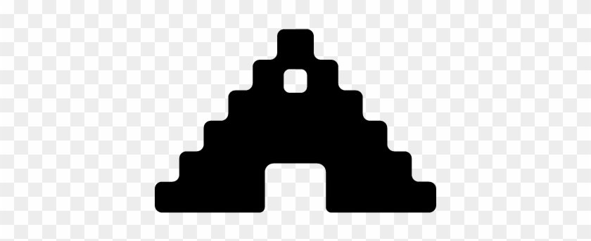 Aztec Pyramid Vector - Aztec Pyramid Sign Png #1089103