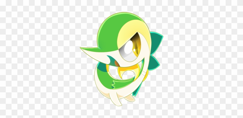 Chibi Snivy By Silvishinystar - Snivy #1089635