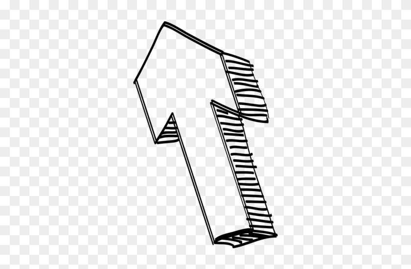 Line Drawing Arrow - Drawing #1089795