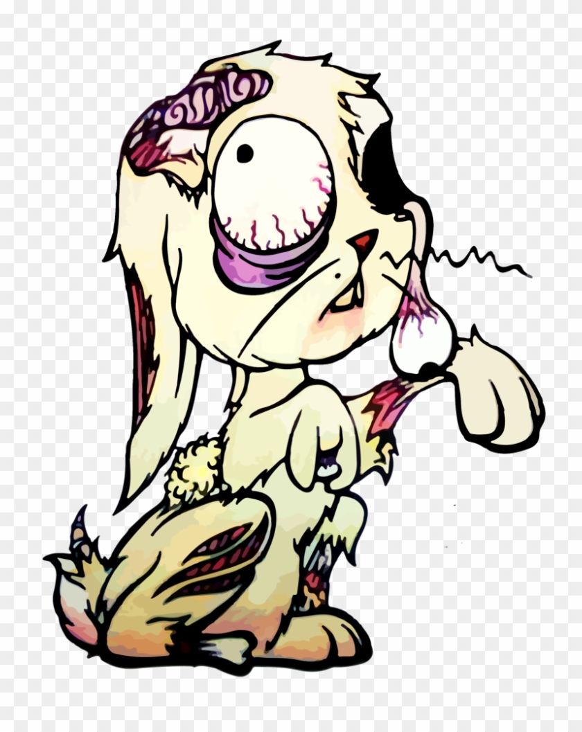 Zombie Rabbit Drawing - Drawing #1089870