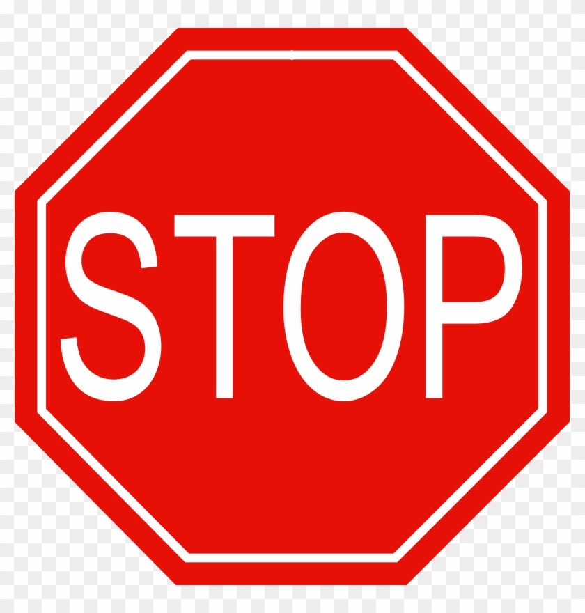 Señal De Alto Clip Art Download - Stop Signal Vector #1090035