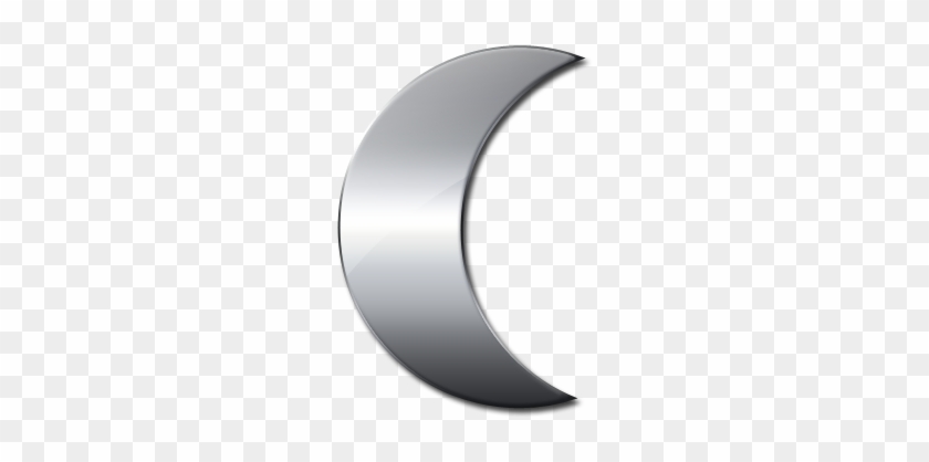 Moon Clipart Transparent Background - Silver Moon Clipart #1090054
