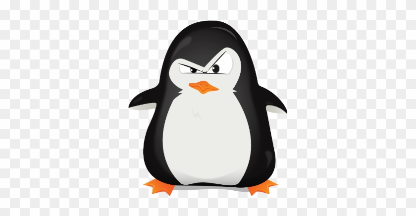 Google Penguin - Angry Penguin Clipart #1090443