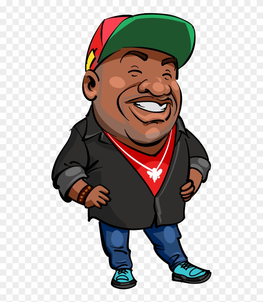 Happy Barber Mascot Design From Photo - Cartoon #1091373