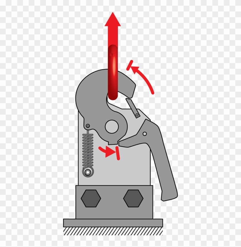 Offload Hook Illustration-1 - Load Release Hook #1091418