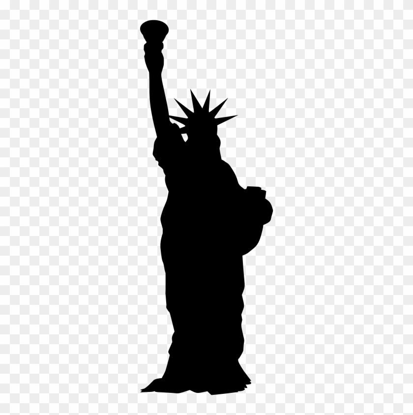 Medium Image - Statue Of Liberty Black #1091646