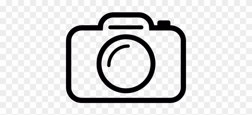 Photo Camera Vintage Vector - Camara Fotografica Dibujada Png #1092809