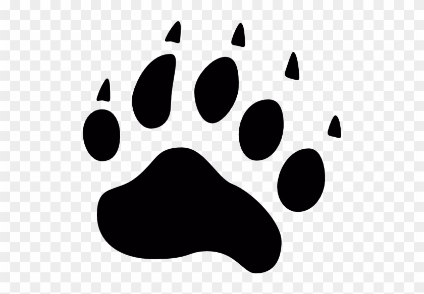 Animal Track Footprint Clipart - Bear Icon #1093009