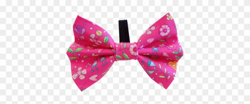 Pretty In Pink Bow Tie © - Paisley #1093369