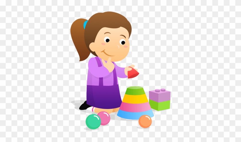 Playing Clipart Montessori Kid - Kids Learning Montessori Clipart #1093933
