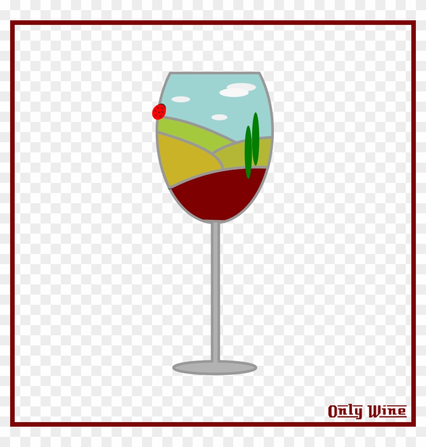 By Only Wine - Clip Art #1094024