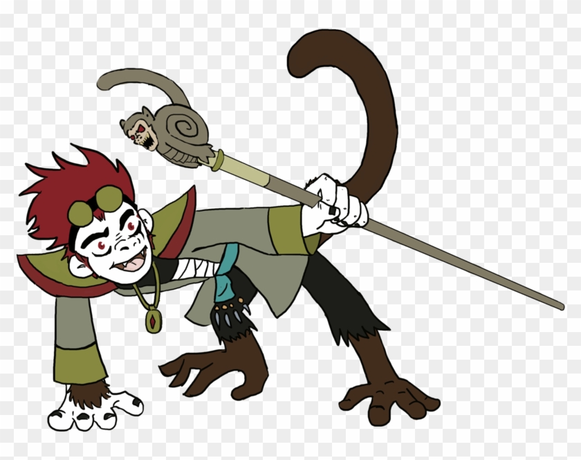 Monkey Jack Spicer By Rosethorn-mage - Jack Spicer Monkey Staff #1094135