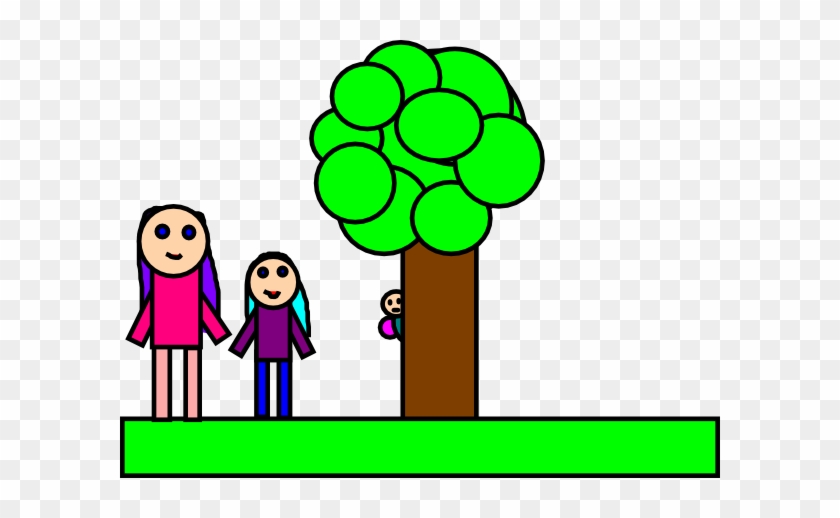 This Free Clip Arts Design Of Family In The Forest - Cartoon #1094271