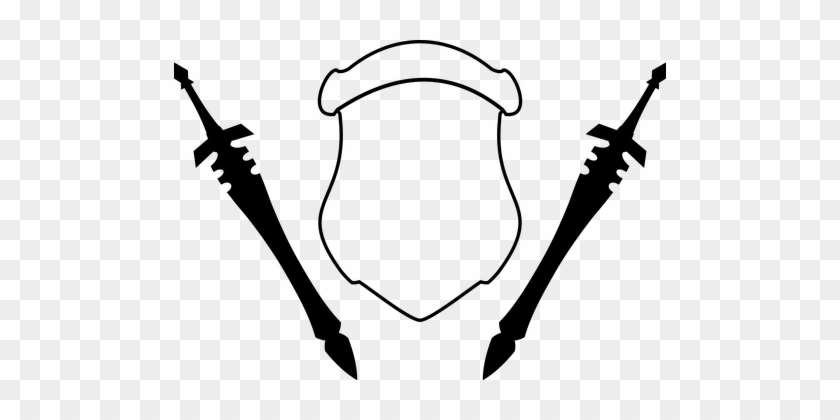 Sword, Swords, Shield, The Middle Ages - Sword #1094522