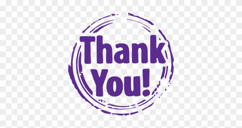 Thank You Purple Stamp - Thank You For Your Participation #1094580