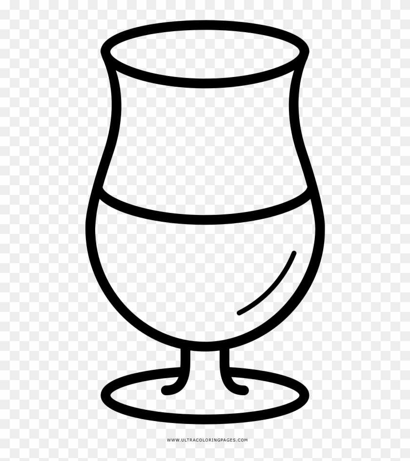 Tulip Glass Coloring Page - Coloring Book #1095054