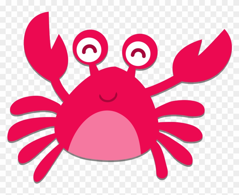 Crab Cartoon Sticker Clip Art - Cartoon #1095176